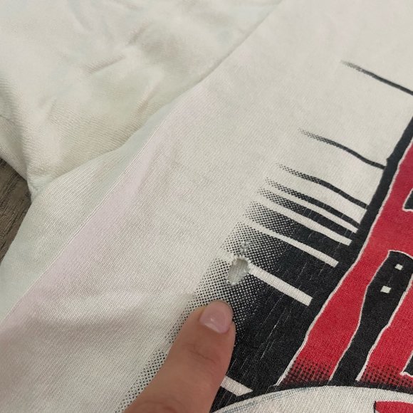 Vintage 96 John Force Nascar Nightmare Racing Tee - Picture 10 of 10